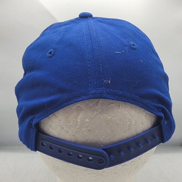Roots And Budz Blue Snapback Hat The Classics By Yupoong Casual Comfort - Picture 3 of 9